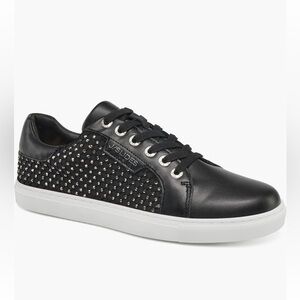 J/SLIDES Black Sneakers Sleek Modern Design/size 6